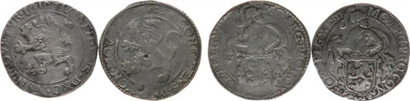 West-Friesland (het Gewest 1581-1795) - Leeuwendaalder 1616 + 1629 (Delm. 836 / ...