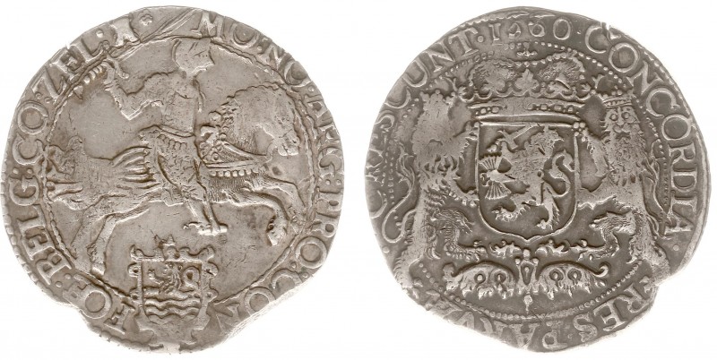 Zeeland Provincie (1580-1795) - Zilveren Rijder 1660 (Delm. 1024/R1 / CNM 2.49.5...