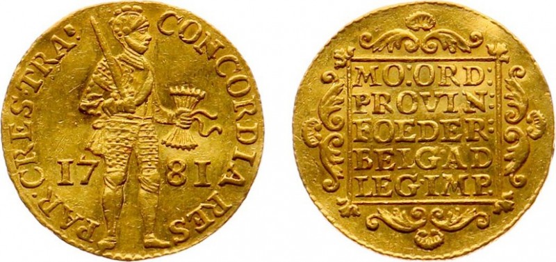 Utrecht Provincie (1581-1795) - Gouden Dukaat 1781 (CNM 2.43.46 / HPM Ut 27/ Del...