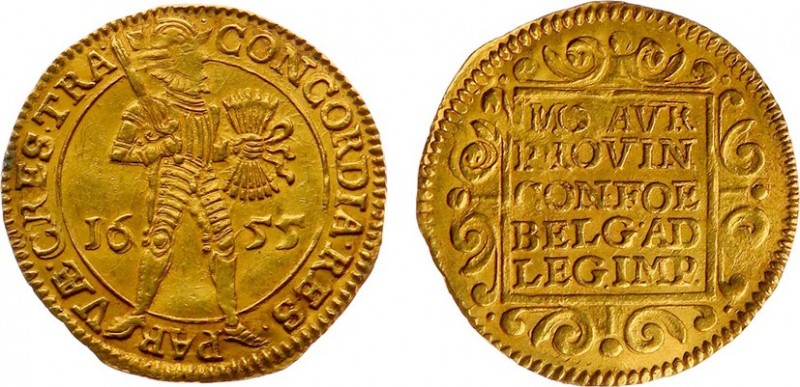 Utrecht Provincie (1581-1795) - Dubbele Gouden Dukaat 1655 (Delm. 961 / CNM 2.43...