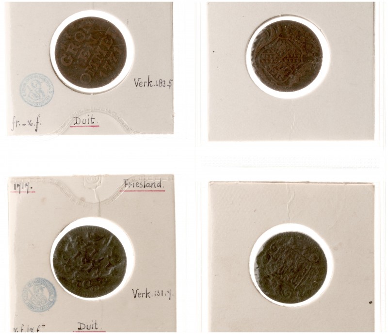 Friesland Provincie (1581-1795) - Duit 1717 (V. 131.7 / CNM 2.16.145) - ZF + Gro...