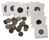 Doosje munten Provinciaal met Duiten, Bezemstuiver, Dubbele (Wapen)stuivers, 1 Gulden, etc.