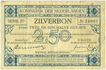 Netherlands - 2.5 Gulden 1915 Zilverbon (Mev. 11-2b / AV 9.2b) - ZF-