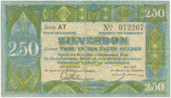 Netherlands - 2½ Gulden 1918 Zilverbon (Mev. 12-4b / AV 10.4b) - ZF-
