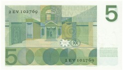 Netherlands - 5 Gulden 1966 Vondel I (Mev. 23-1a / AV 18.1a) - REPLACEMENT - UNC