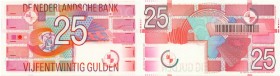 Netherlands - 25 Gulden 1989 Roodborstje (Mev. 85-1 / AV 57.1) - UNC / Totaal 8 stuks