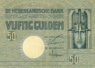 Netherlands - 50 Gulden 1929 Minerva (Mev. 96-1b / AV 64.1b) - ZF-