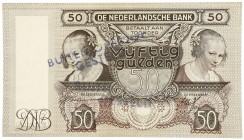 Netherlands - 50 Gulden 1941 Oestereetster (Mev. 97-1 / AV 65.1) - Buiten Omloop gestempeld (BO 2.c.3) - ZF/PR