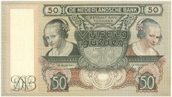 Netherlands - 50 Gulden 1941 Oestereetster (Mev. 97-1 / AV 65.1) - PR/UNC