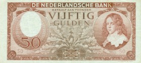 Netherlands - 50 Gulden 1945 Stadhouder Willem III (Mev. 99-1 / AV 67.1) - ZF-