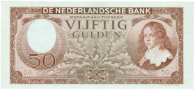 Netherlands - 50 Gulden 1945 Stadhouder Willem III (Mev. 99-1 / AV 67.1 / PL82.a) - PR-