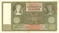 Netherlands - 100 Gulden 1930 Vrouwenkop (Mev. 117-3 / AV 81.3a) - PR/UNC