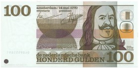 Netherlands - 100 Gulden 1970 De Ruyter (Mev. 122-1 / AV 86.1a) - wigvormige snijtekens - UNC/UNC-