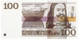 Netherlands - 100 Gulden 1970 De Ruyter (Mev. 122-1 /AV 86.1b.2) - UNC/UNC-