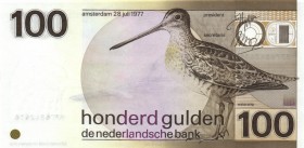 Netherlands - 100 Gulden 1977 Snip (Mev. 123-1 / AV 87.1a.1.1) - UNC