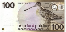 Netherlands - 100 Gulden 1977 Snip (Mev. 123-1 / AV 87.1a.1.1) - UNC