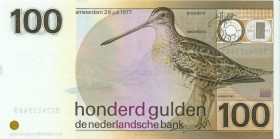 Netherlands - 100 Gulden 1977 Snip (Mev. 123-1 / AV 87.1b) - UNC