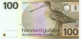 Netherlands - 100 Gulden 1977 Snip (Mev. 123-1 / AV 87.1b) - UNC