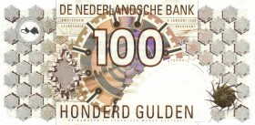 Netherlands - 100 Gulden 1992 Steenuil (Mev. 124-1b / AV 88.1d) - UNC