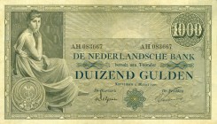 Netherlands - 1000 Gulden 1919 Grietje Seel (Mev. 151-1b / AV 106.1c) - ZF-