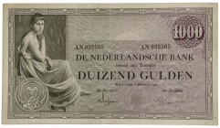 Netherlands - 1000 Gulden 1926 Grietje Seel (Mev. 152-1 /AV 106A.1 / PL 124.a) - ZF