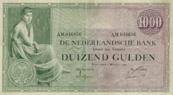 Netherlands - 1000 Gulden 1926 Grietje Seel (Mev. 152-1 /AV 106A.1 / PL 124.a) - ZF