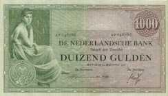 Netherlands - 1000 Gulden 1926 Grietje Seel (Mev. 152-3 / AV 106.A.3) - ZF+