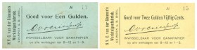 Netherlands - Noodgeld - Krimpen a/d IJssel - Particulier noodgeld WO I - N.V. C. van der Giessen's Werktuigenfabriek - 1 Gulden 1914 Serieno. 13 + 2½...