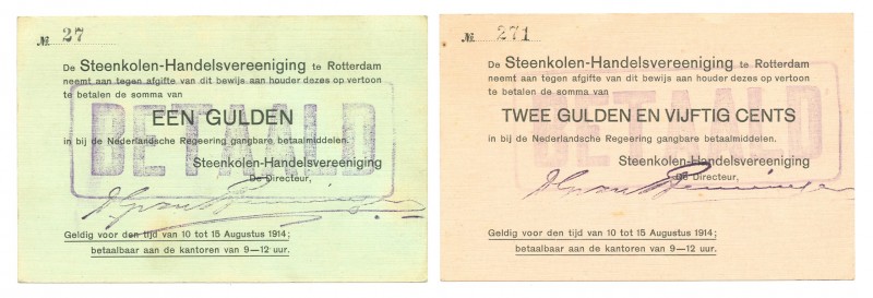 Netherlands - Noodgeld - Rotterdam - Particulier noodgeld WO I - Steenkolen-Hand...