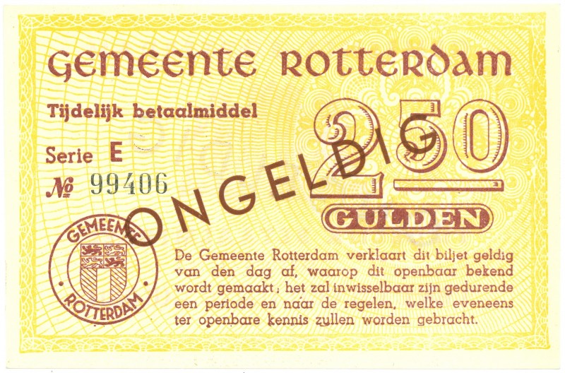 Netherlands - Noodgeld - Rotterdam - Gemeentelijk noodgeld WO II - 2½ Gulden 194...