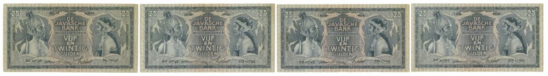 Dutch Indies - 25 Gulden 1934-1935 Javaanse Dansers (P. 80a / H-137a / ON 267a /...