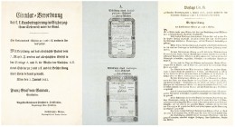 World Banknotes - Austria - Notification 'Formulare 1813' - Circular of the Landesregierung Oesterreich unter der Enns of 3 pages text containing bank...