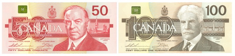 World Banknotes - Canada - 50 Dollars 1988 William Lyon MacKenzie King (P. 98a) ...