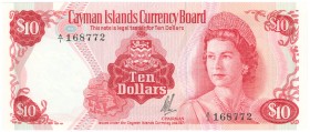 World Banknotes - Cayman Islands - 10 Dollars L.1971 (1972) Queen Elizabeth II (P. 3) - UNC