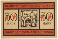 World Banknotes - Deutschland - Notgeldscheine - Magdeburg Bauhütten-Betriebsversand Sachsen-Anhalt 50 Mark o.D (Grabowski/Mehl 851.1) - some little t...