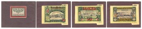 World Banknotes - Deutschland - Notgeldscheine - Original package of 3 pieces Osterwieck Leathermoney in absolute mint condition; Liebhaber Ausgabe fu...