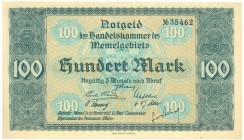 World Banknotes - Deutschland - Selbständiger deutscher Gebiete - Memelgebiet - 100 Mark 22.2.1922 (P. 9 / Ros. 854) - a.UNC