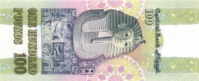 World Banknotes - Egypt - 100 Pounds 1992 Mosque/Mask pharaoh (P. 53b) - a.UNC/UNC