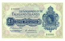 World Banknotes - Falkland Islands - 1 Pound 2.1.1967 Queen Elizabeth II (P. 8a) - a.UNC/UNC