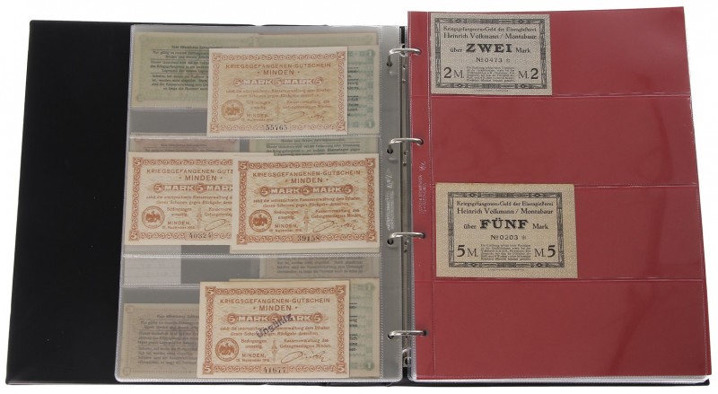 Duitsland - Collection of ca. 720 pcs. emergency notes Germany "Kriegsgefangenen...