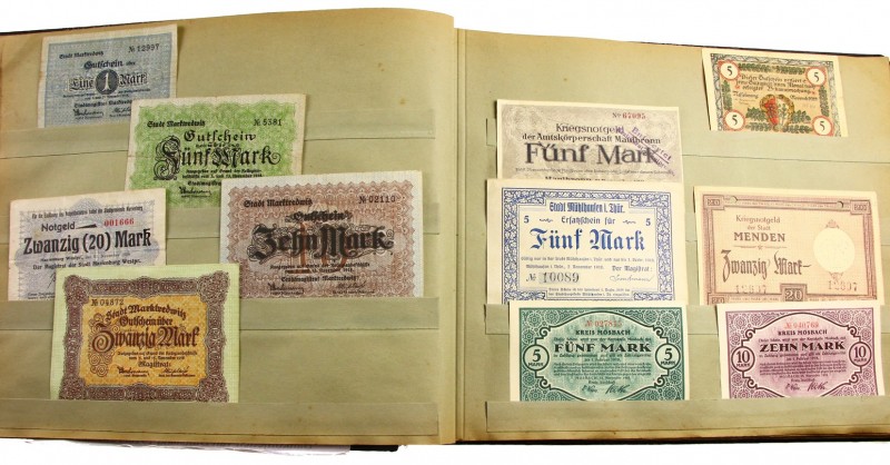 Duitsland - Emergency notes Germany collection "Notgeld" Period 1914-1924. From:...