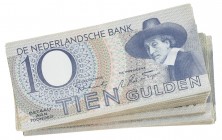Nederland - Doosje met 10 Gulden 1943 I Staalmeester (Mev. 43-1) - Totaal 236 stuks in gem. ZF