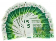 Nederland - Doosje met 5 Gulden Vondel II 1973 - a.UNC/UNC - Totaal ca. 39 stuks
