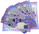 Nederland - Doosje met 10 Gulden 1997 Ijsvogel - UNC / Totaal 12 stuks
