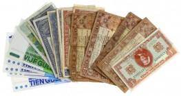 Nederland - Doosje bankbiljetten NL divers wo. 5 Guldens Vondel en 10 Guldens Frans Hals in UNC