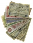 Nederland - Doosje bankbiljetten NL met vnl. Zilverbonnen wo. 1916 + iets buitenland