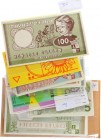 Nederland - Doosje met biljetten schoolgeld NL - Totaal ca. 205 ex.