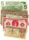 Nederland - Doosje met biljetten NL wo. 5 Gulden Vondel 6 AA