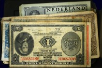 Ned. Indië / Indonesië - Doosje bankbiljetten Ned. Indië jaren '40 + iets NL