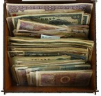 China - Box with banknotes China 1935-2005